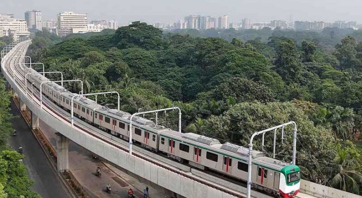 ঈদের ছুটিতে মেট্রোরেল চলাচলের নতুন সূচি